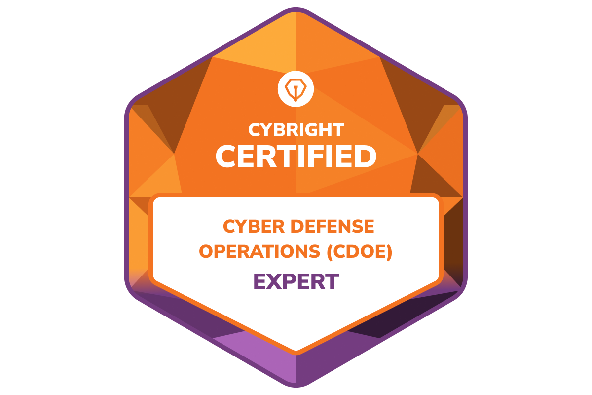CyBright Certified Cyber Defense Operations Expert (CDOE)
